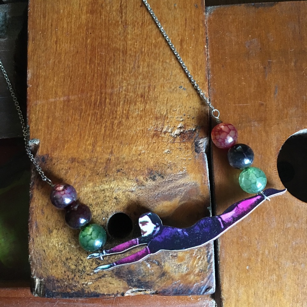 ✨SALE: Acrobat Beaded Necklace circus